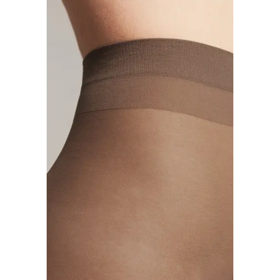 גרבון קלאסי דק ללא מכנסון 20 דנייר | PRESTIGE | SILK EFFECT | CONTE, Shade-חום כהה, M-3, צבע: Shade-חום כהה,  מידה: M-3, 6 image