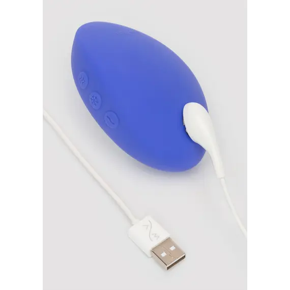 ויברטור - מסג'ר עם טכנולוגיית חימום וקירור לגירוי חיצוני | TEMP | WE VIBE, כחול, צבע: כחול, 7 image