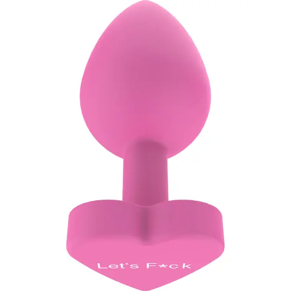 פלאג אנאלי בצורת לב ומסרים שובבים 8.5 ס"מ | Buttplug Let's Fuck TOYJOY, ירוק, 6 image