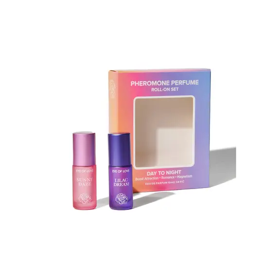 בושם לאישה בעל פירומונים לפיתוי גברים | Phero Perfum Set Attract Him 10ml, “Sunny Daze”&“Lilac Dream”, EYE OF LOVE, 2 image