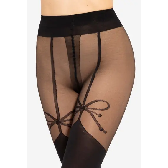 גרביונים מעוצבים GIRL UP WZ.07 |  20/40 DEN GATTA