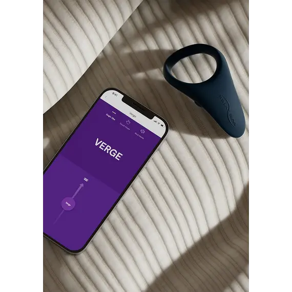 טבעת זוגית לרטט עמוק עם אפליקציה | VERGE WE VIBE, אפור, 6 image