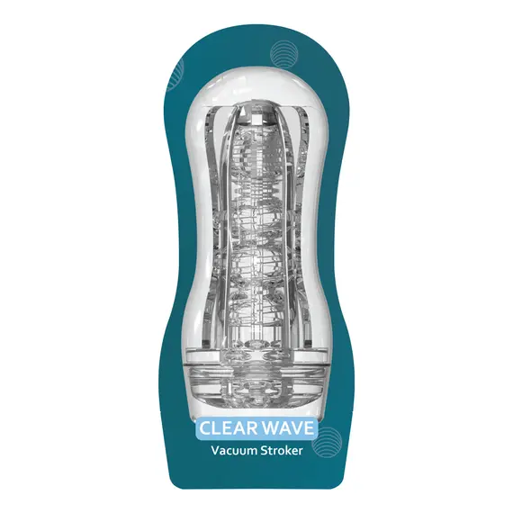 מאונן כוס לגבר | Clear Wave Vacuum Stroker | TOYJOY, שקוף, 2 image