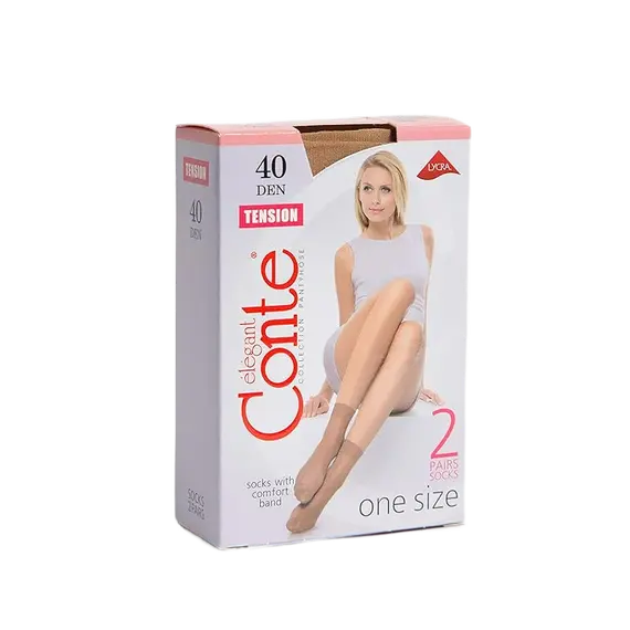 2 זוגות גרבי ניילון 40 דנייר TENSION