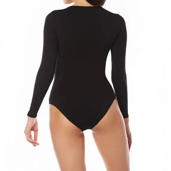 בגד גוף כותנה | שרוול ארוך | צווארון עגול |