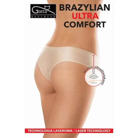 תחתון ברזילאי ללא תפח |  BRAZYLIAN ULTRA COMFORT | GATTA