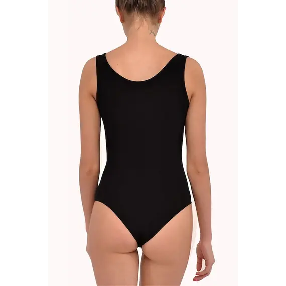 בגד גוף כותנה כתפיה רחבה דגם DR661 ROSSOPORPORA, S, לבן, צבע: לבן,  מידה: S, 3 image