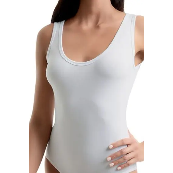 בגד גוף כותנה כתפיה רחבה דגם DR661 ROSSOPORPORA