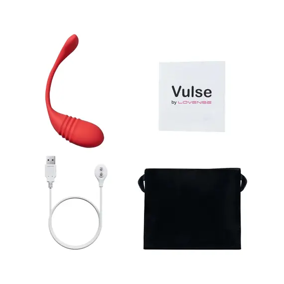 ביצת רוטטת ייחודית | VULSE | LOVENSE, אדום, 7 image