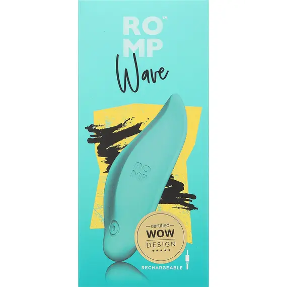 ויברטור לביש לעינוג חיצוני של הדגדגן | Wave ROMP, AQUA GREEN, 9 image
