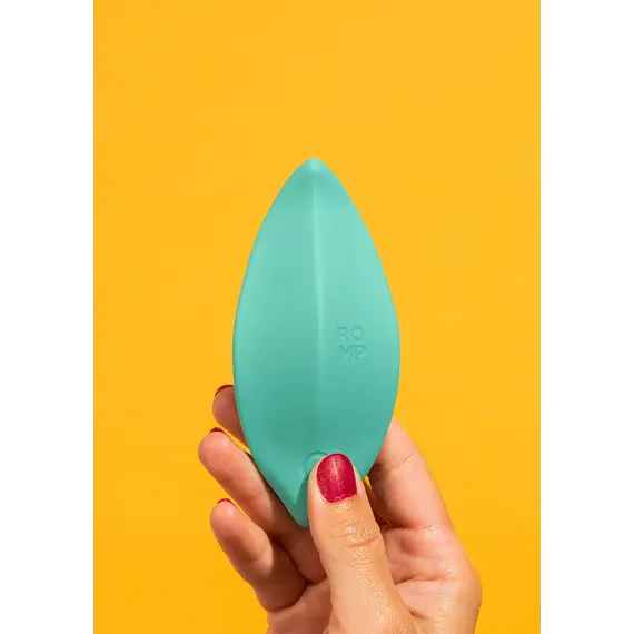 ויברטור לביש לעינוג חיצוני של הדגדגן | Wave ROMP, AQUA GREEN, 10 image