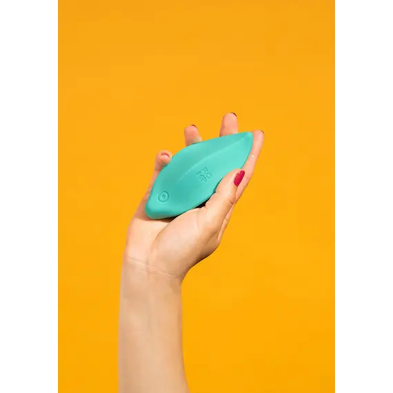 ויברטור לביש לעינוג חיצוני של הדגדגן | Wave ROMP, AQUA GREEN, 11 image