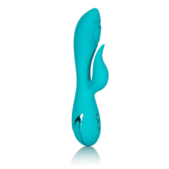 ויברטור סיליקון לגירוי כפול עם 13 מצבי רטט | CALEXOTICS, כחול, 5 image