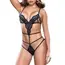 בגד גוף סקסי 8550 MAPALE, שחור, M-L, צבע: שחור,  מידה: M-L