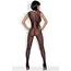 גרביון גוף רשת שלם עם מפשעון חשוף N112 OBSESSIVE, שחור, S-L (ONE SIZE), צבע: שחור,  מידה: S-L (ONE SIZE)