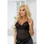 כותונת תחרה וחוטיני תואם THUMOIN LIVIA CORSETTI,שחור, L-XL, צבע: שחור,  מידה: L-XL, 7 image