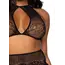 סט טופ ותחתונים 81646 S-M ,LEG AVENUE, שחור, 5 image