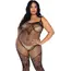 גרביון גוף רשת שלם PLUS SIZE עם מפשעון חשוף LEG AVENUE 89257X