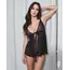בייבי דול וחוטיני תואם BLOMENTIS BABYDOLL OBSESSIVE, שחור, M-L, צבע: שחור,  מידה: M-L, 2 image