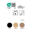 2 זוגות גרבי קרסול 40 דנייר EASY 40 GIULIA, NERO, ONE SIZE, צבע: NERO,  מידה: ONE SIZE, 3 image