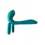 טבעת הוויברטור דוחה אורגזמה וגורמת לזקפה | Couples Vibrator Ring SCALA, ירוק, 2 image