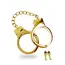 אזיקים אקסקלוסיבים לידיים בציפוי זהב | Luxury Gold Plated BDSM Handcuffs TABOOM, 2 image