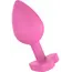 פלאג אנאלי בצורת לב ומסרים שובבים 8.5 ס"מ | Buttplug Let's Fuck TOYJOY, ירוק, 2 image