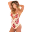 בגד גוף סקסי פרחוני 8484 MAPALE, צבעוני, S-M, צבע: צבעוני,  מידה: S-M