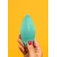 ויברטור לביש לעינוג חיצוני של הדגדגן | Wave ROMP, AQUA GREEN, 10 image
